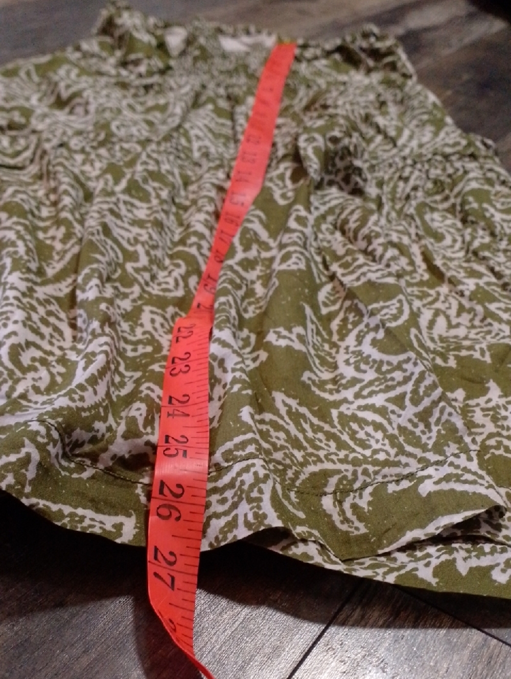 American Eagle Sage Green Paisley Mini Tube Top Dress Trippy Forest Hippie - Picture 9 of 11
